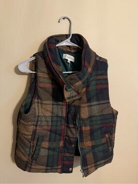 Vanilla Bay Plaid Jacket - Green, Navy, Brown